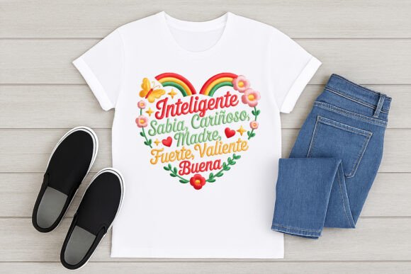 Download Spanish Mom Quote Floral Heart Design - Floral Collection