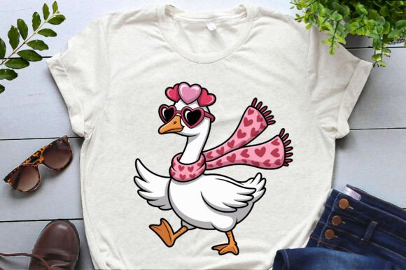 Download Funny Goose Valentine's Day Png Svg Eps - Premium Bundle