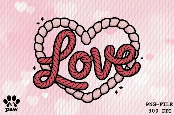 Download Faux Yarn Valentine Love Png, Love Png - Love png Collection