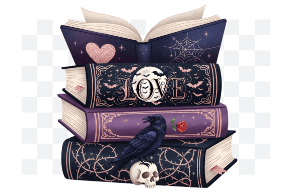 Download Gothic Books Valentine's Day PNG Clipart - Premium Resources