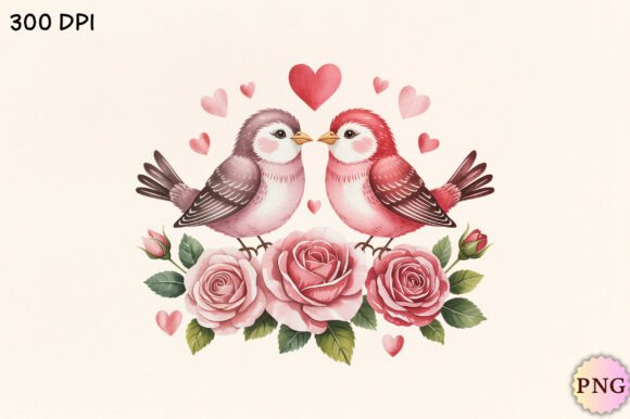 Download Watercolor Love Birds PNG Clipart - Love birds png Collection