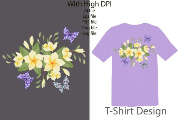 Download Floral T Shirt Design for Woman - Floral Collection