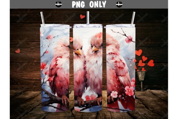 Download Talentines Tumbler Wraps Love Birds PNG - Love birds png Collection