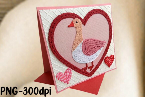 Download Faux Yarn Valentine Valentine Goose PNG - Faux yarn valentine Collection
