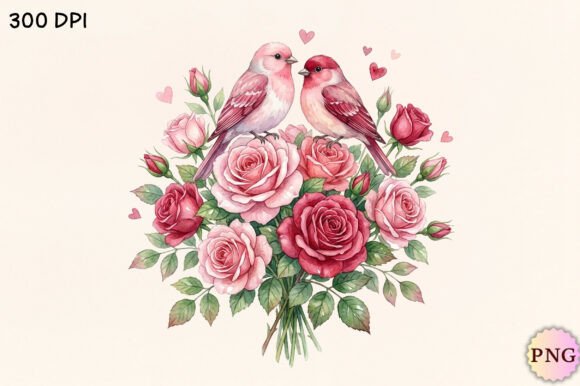 Download Watercolor Love Birds PNG Clipart - Love birds png Collection