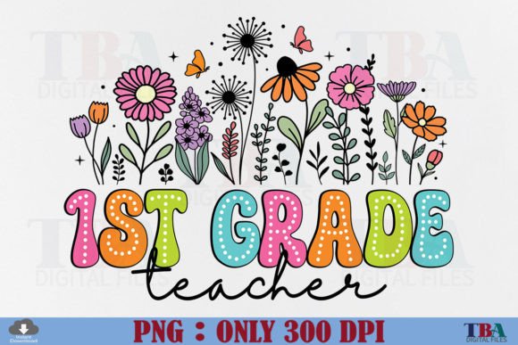 Download 1st Grade Teacher, School Flower Floral - Floral Collection